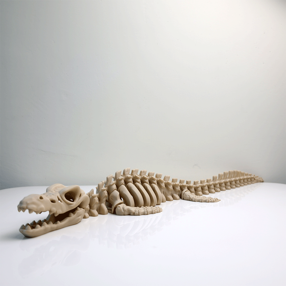 Movable Skeleton Mosasaurus Figure