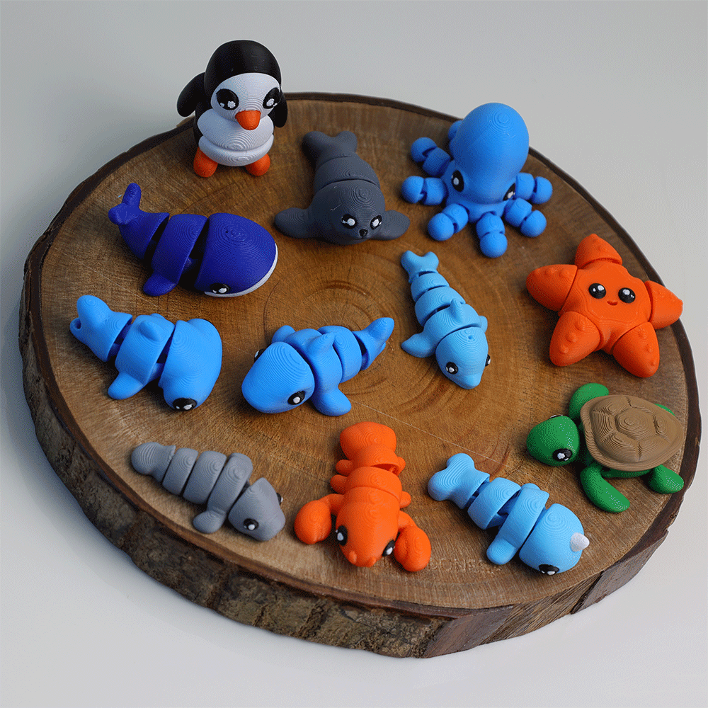 ポケットフィギュア 海洋動物セット