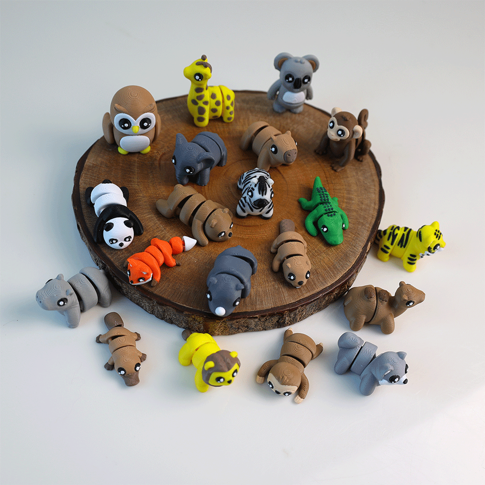 ポケットフィギュア 動物園セット