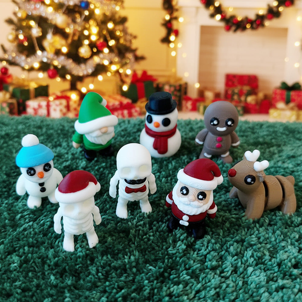 スケルトン恐竜 + クリスマスポケットフィギュアセット