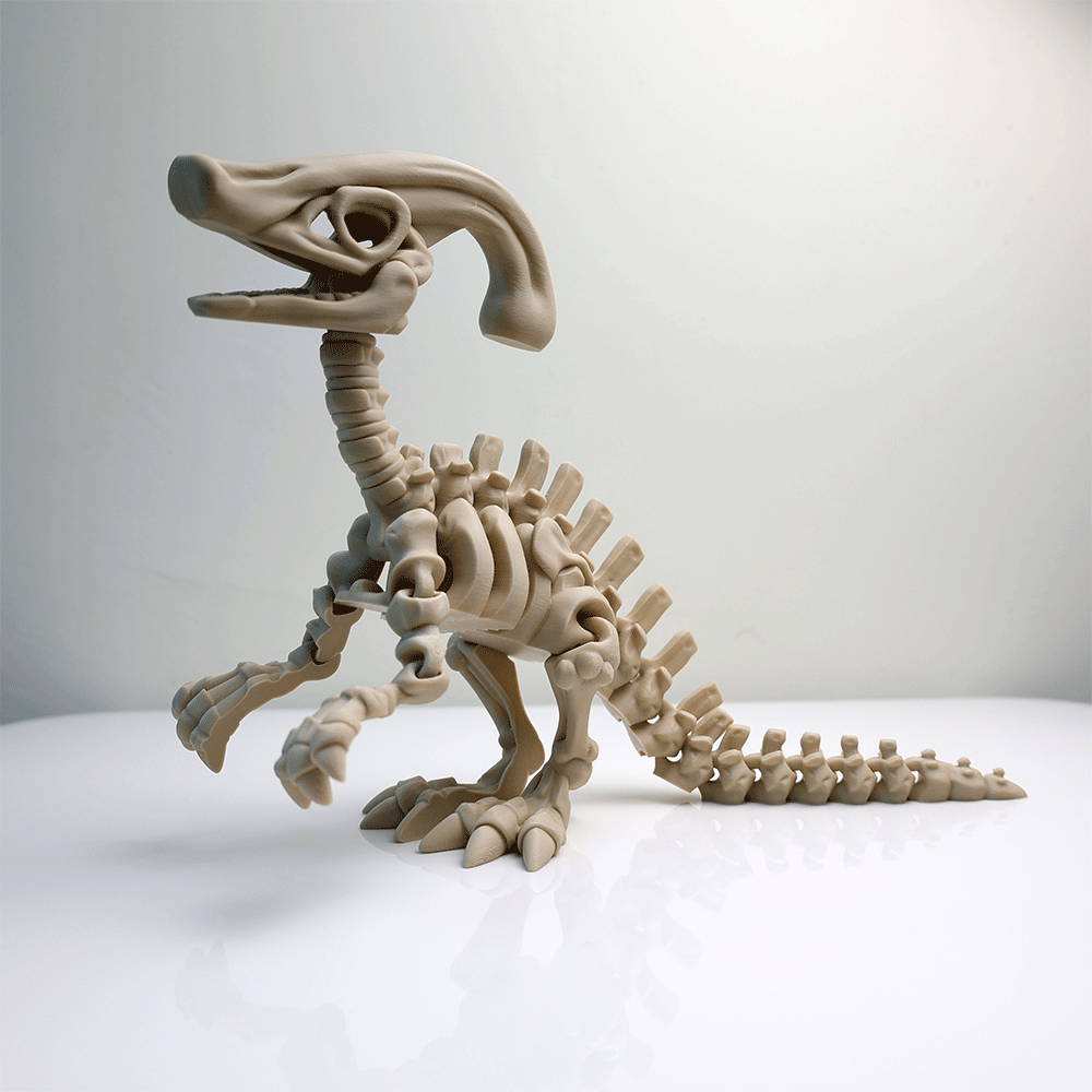 Articulated Skeleton Parasaurolophus Figure