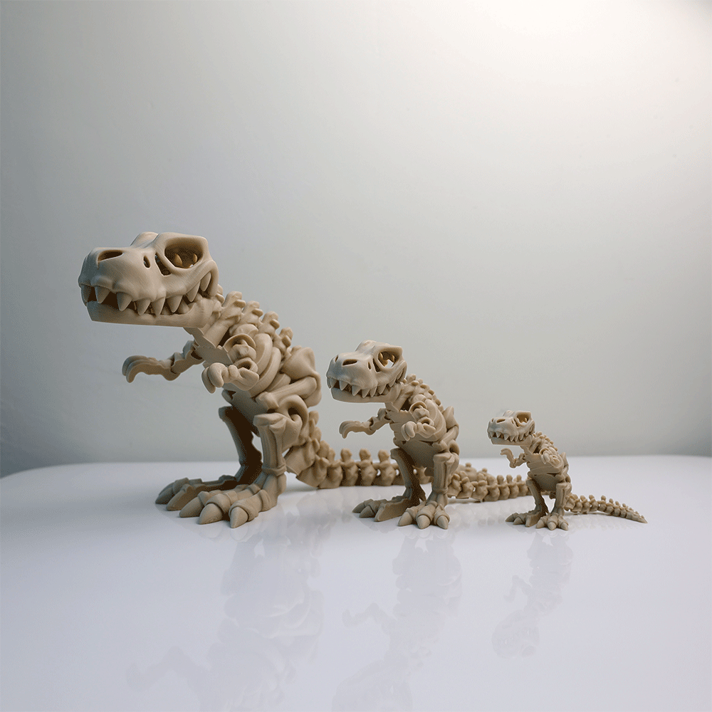 関節可動 スケルトン ティラノサウルス フィギュア
