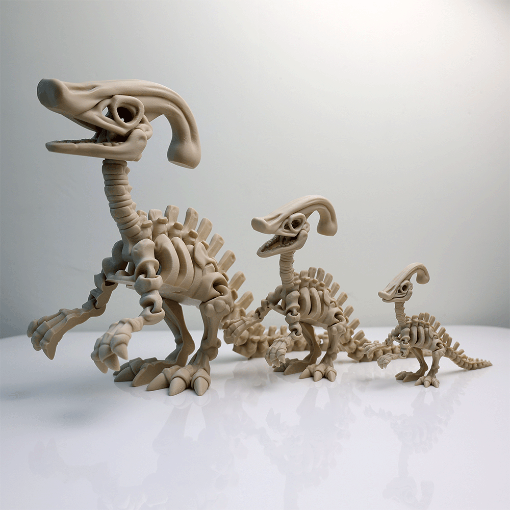 Articulated Skeleton Parasaurolophus Figure