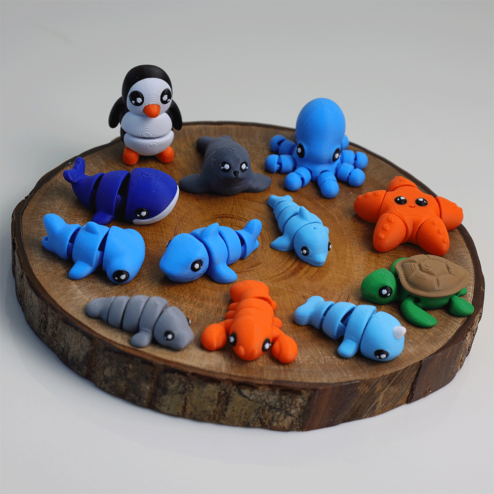 ポケットフィギュア 海洋動物セット