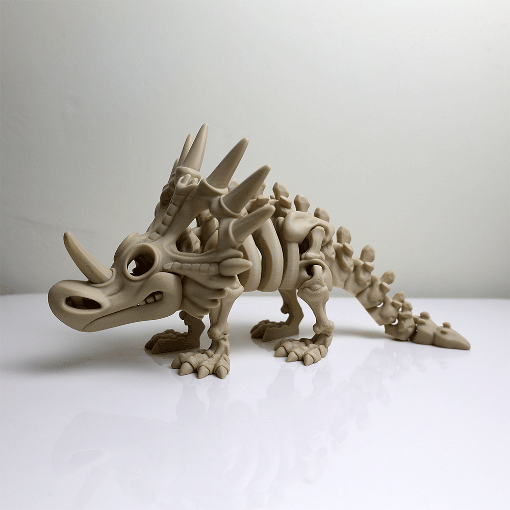Articulated Skeleton Styracosaurus Figure