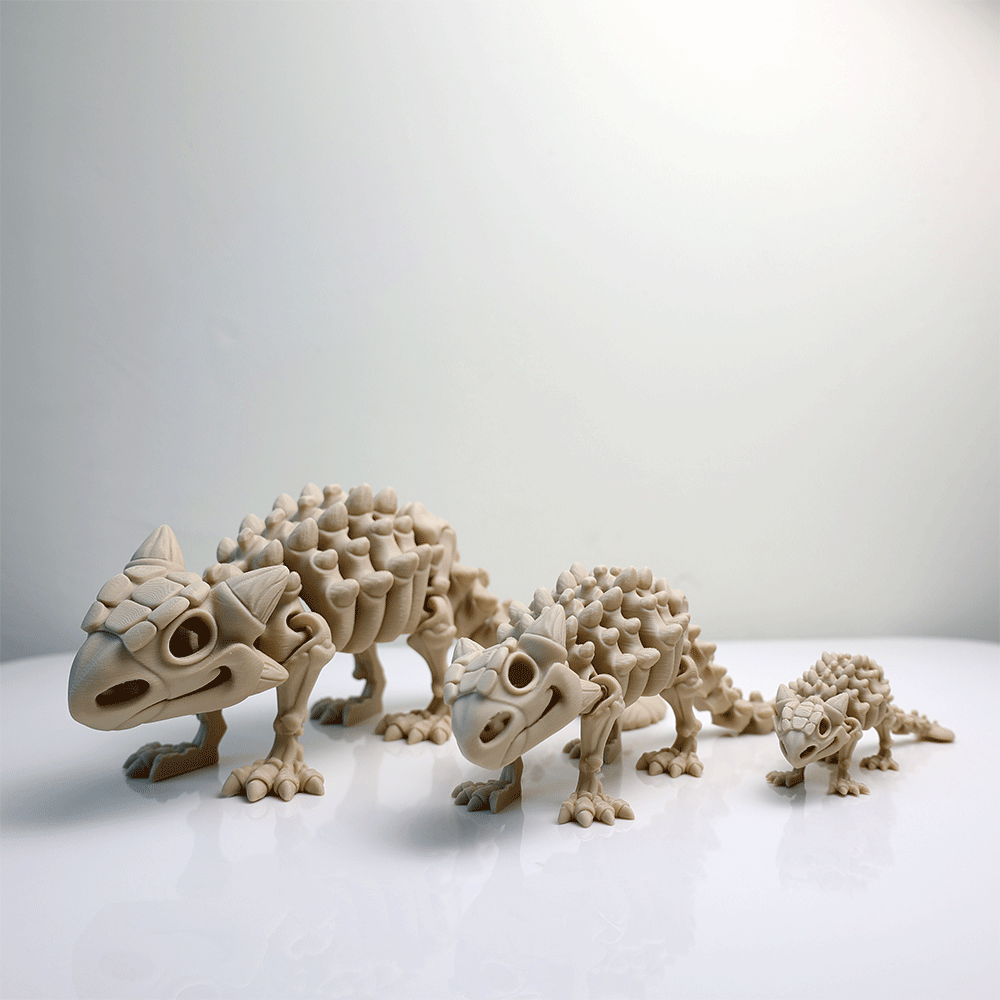 Articulated Skeleton Ankylosaurus Figure